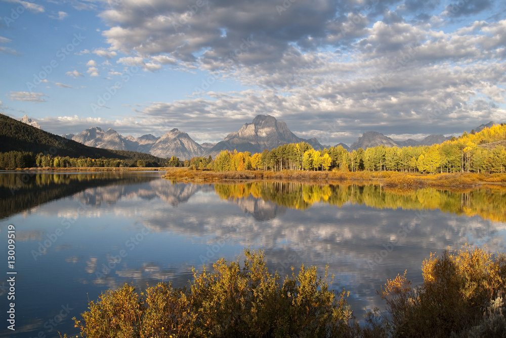 Fotografie Early morning at Oxbow Bend