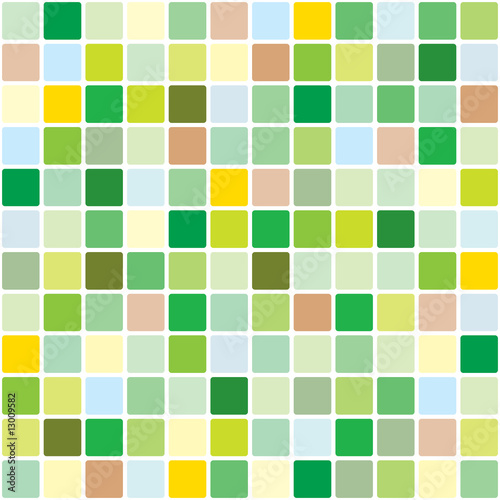 Springtime mosaic seamless background