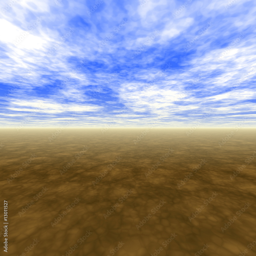 Fototapeta premium Blue Skies With Horizon