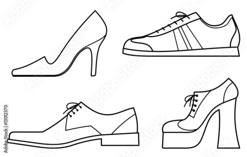 Shoes - Vector Illustration