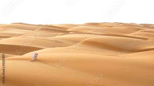 photographe dans le désert
