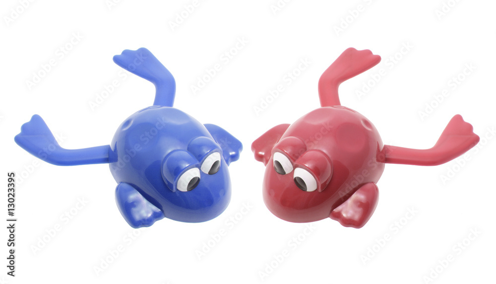 Fototapeta premium Toy Frogs