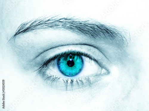 Auge Blau