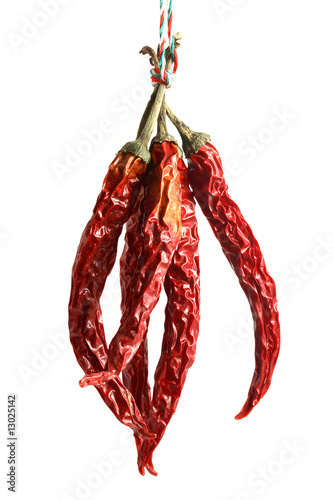 Peperoncini rossi appesi