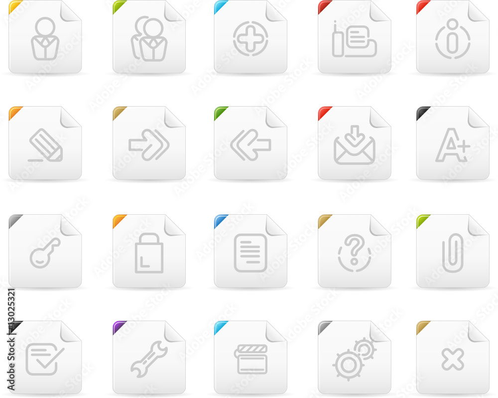 Squaro icon set: Website and Interet #2 Squaro icon set: Website and Interet #2