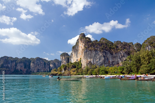 Railay beach - Krabi - Thailand photo