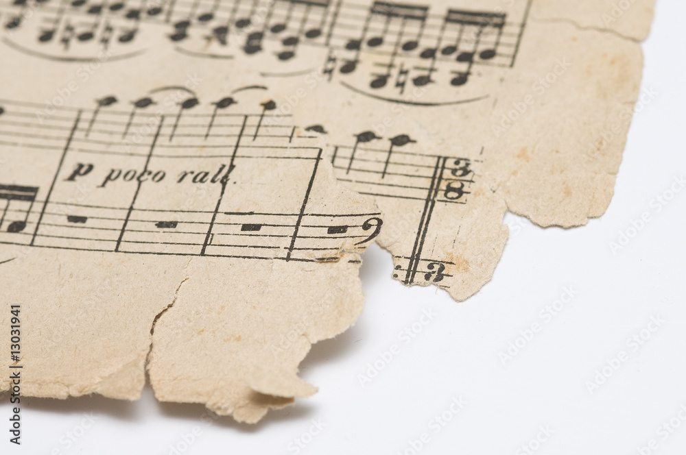 Fototapeta premium spartito musicale