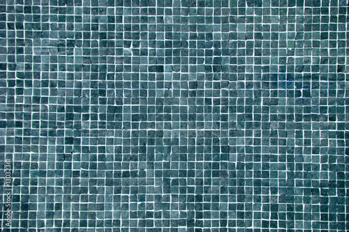 background of a blue mosaic photo