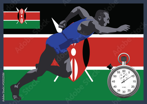 Athlete Kenyan