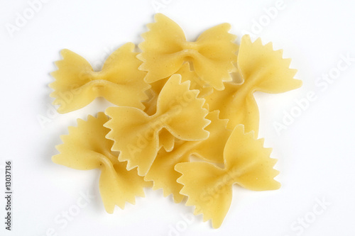 Italian pasta - farfalle - bow tie pasta