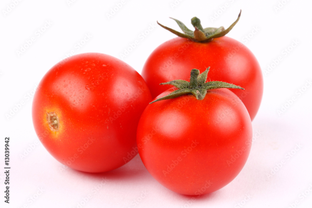 tomatos on white background tomatos on white background