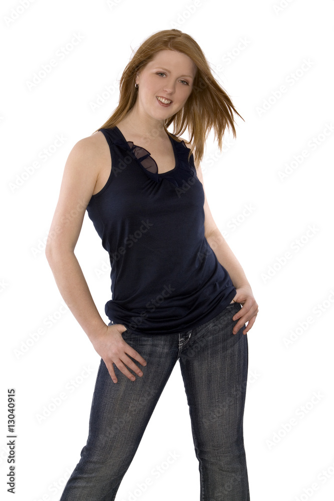 Fototapeta premium beautiful redhead