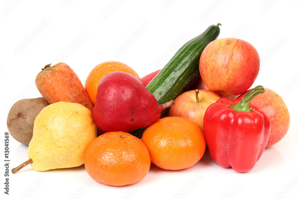 Vegetables and fruit Vegetables and fruit