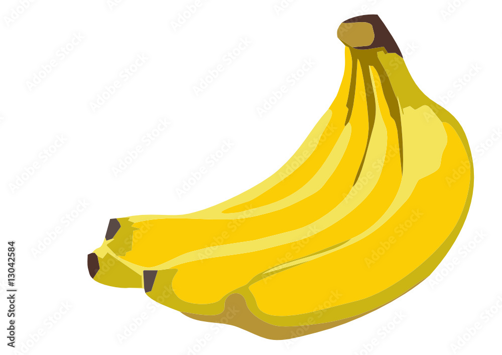 Bananen - Illustration