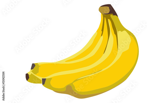 Bananen - Illustration