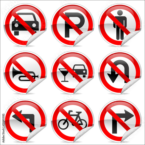 Prohibit sign