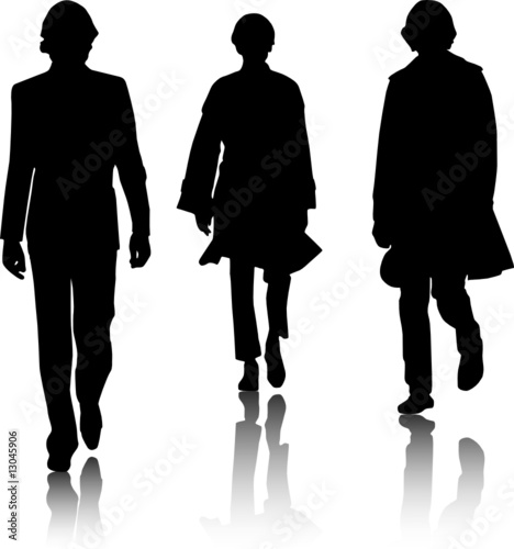 Silhouette fashion men