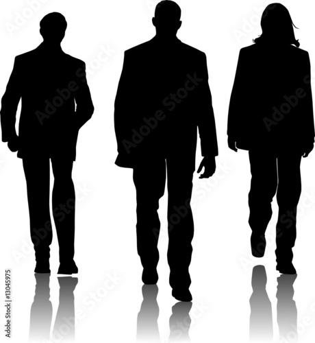 Silhouette fashion men