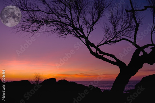Foto atardecer