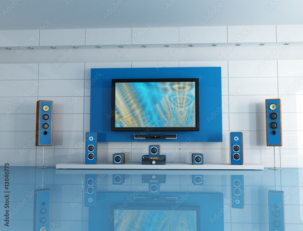 blue cinema room blue cinema room