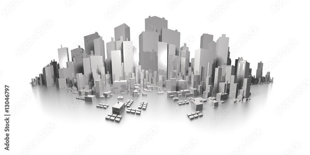 big city skyline extreme panorama big city skyline extreme panorama