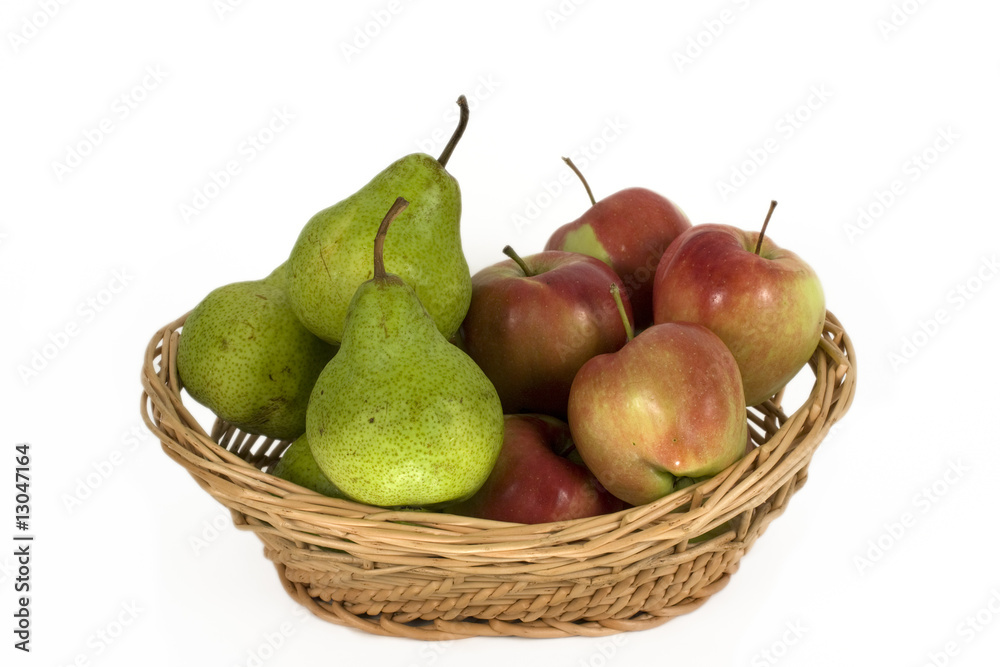 Pears and apples
