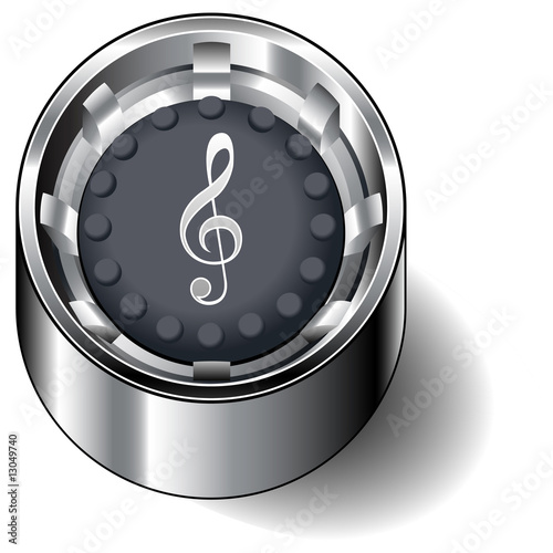 Treble clef button
