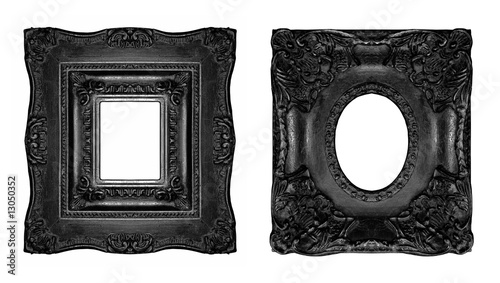 Beautiful black baroque frames