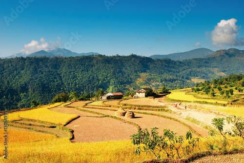 Bilde på lerret Himalayan village