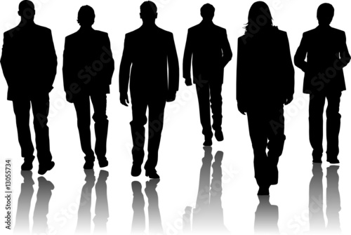 Silhouette fashion men