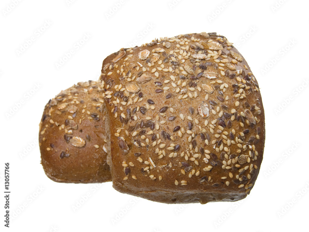 Bread isolated on a white background Bread isolated on a white background