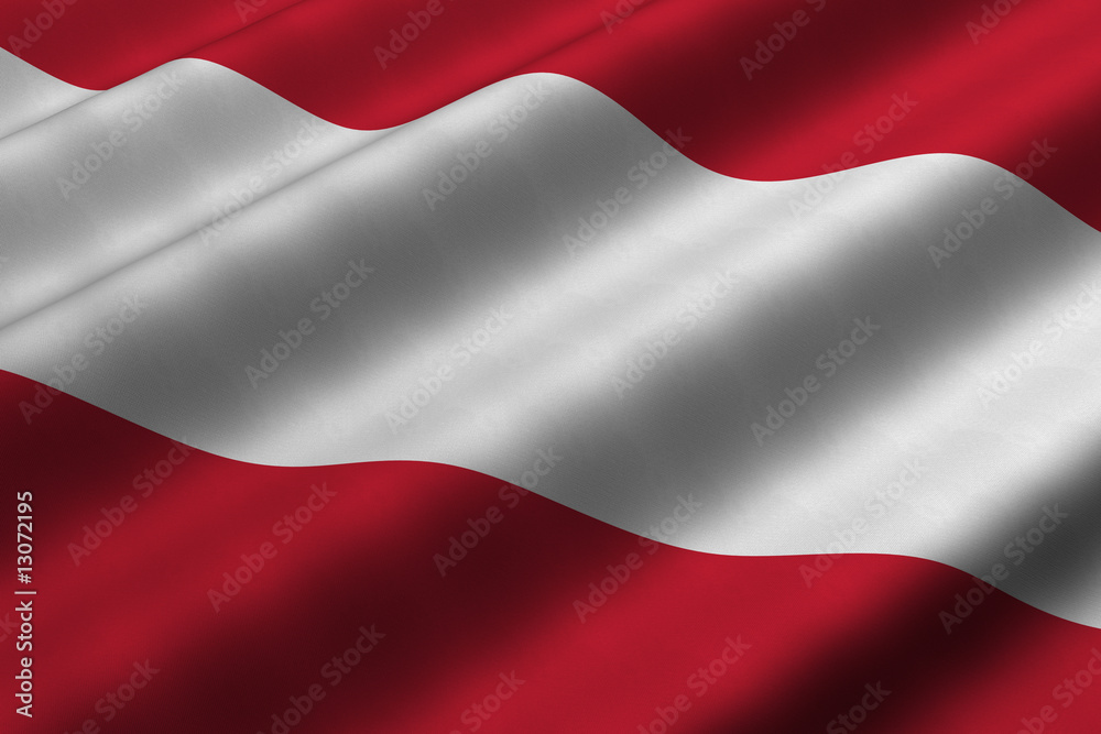 Naklejka premium Austrian Flag