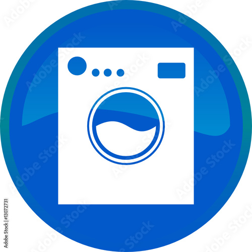 Washing machine web button