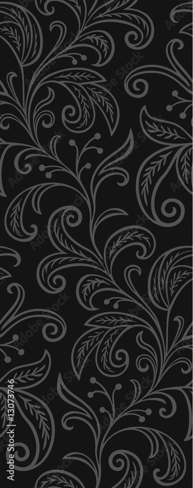 Seamless Floral Web Background