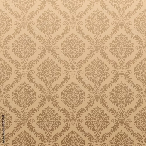 Fototapeta samoprzylepna Bezproblemowa tapeta adamaszku