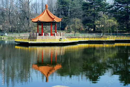 Lake pavilion