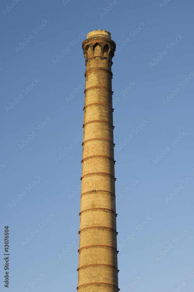 old industrial chimney