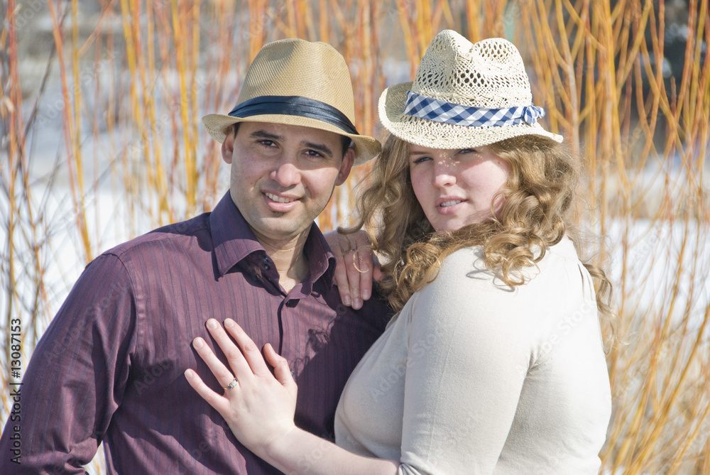 Fototapeta premium Young Man and Woman