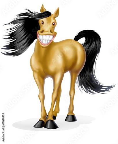 Fototapeta Naklejka Na Ścianę i Meble -  cavallo sorridente