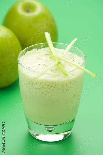 fresh fruit milk shake apple