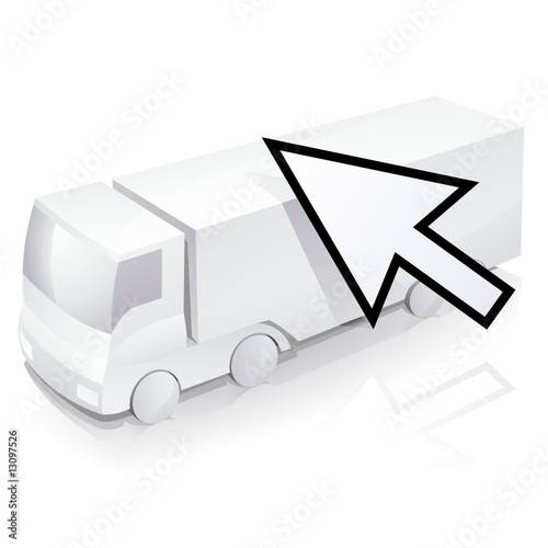 Trouver un transporteur routier par internet (reflet)