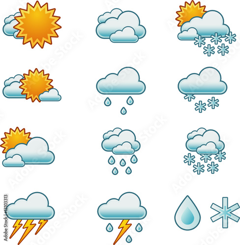 Weather Forecast vector icone