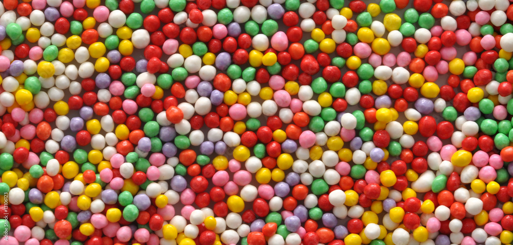 granella di zucchero multicolore per dolci