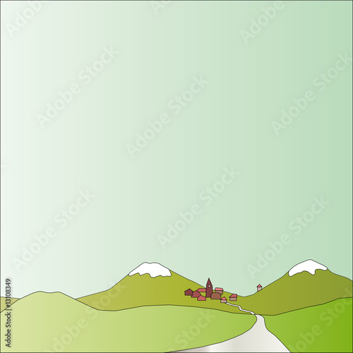 village en montagne
