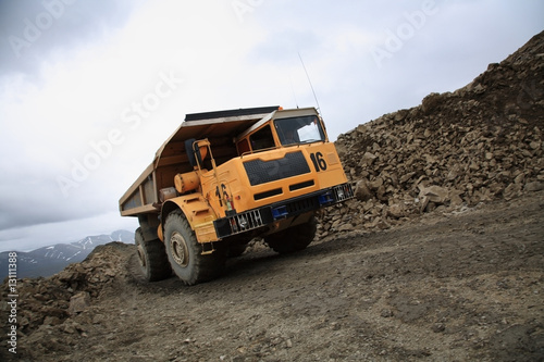Yellow truck
