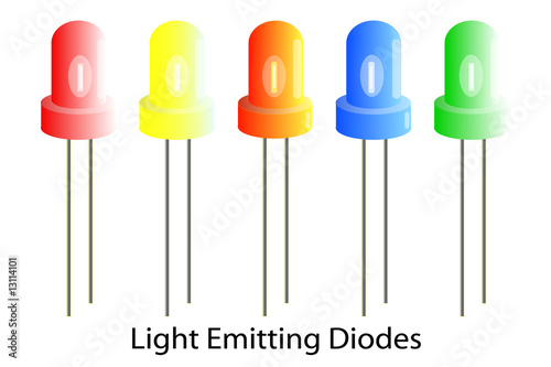 Light Emitting Diodes (leds) in common colours