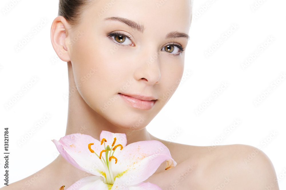 clean health female face clean health female face