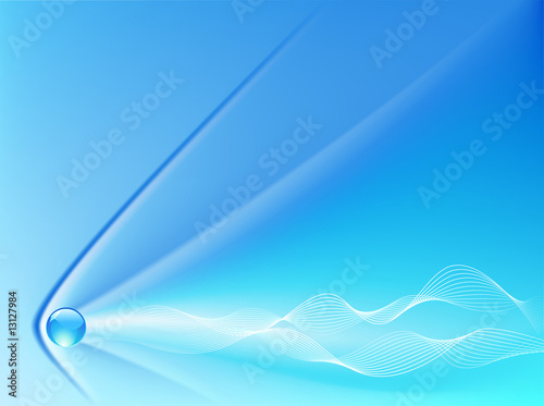 Abstract background in blue