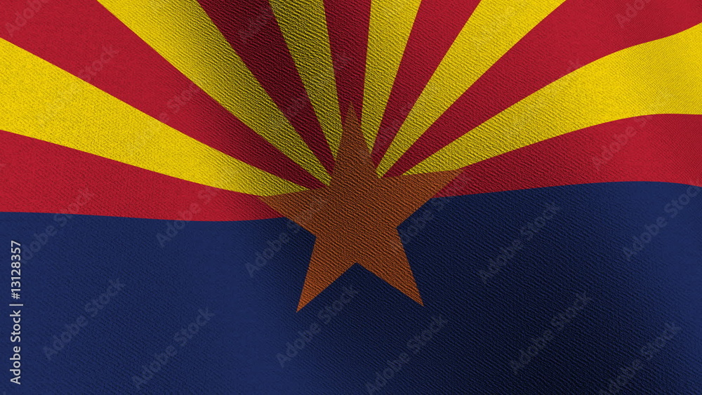 Seamless loop of the Arizona state flag