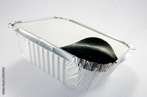 Foil Tray with Open Lid